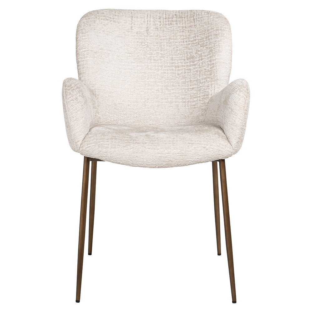 Richmond Interiors Amber Armchair in Cream Fusion Nicholas John Interiors