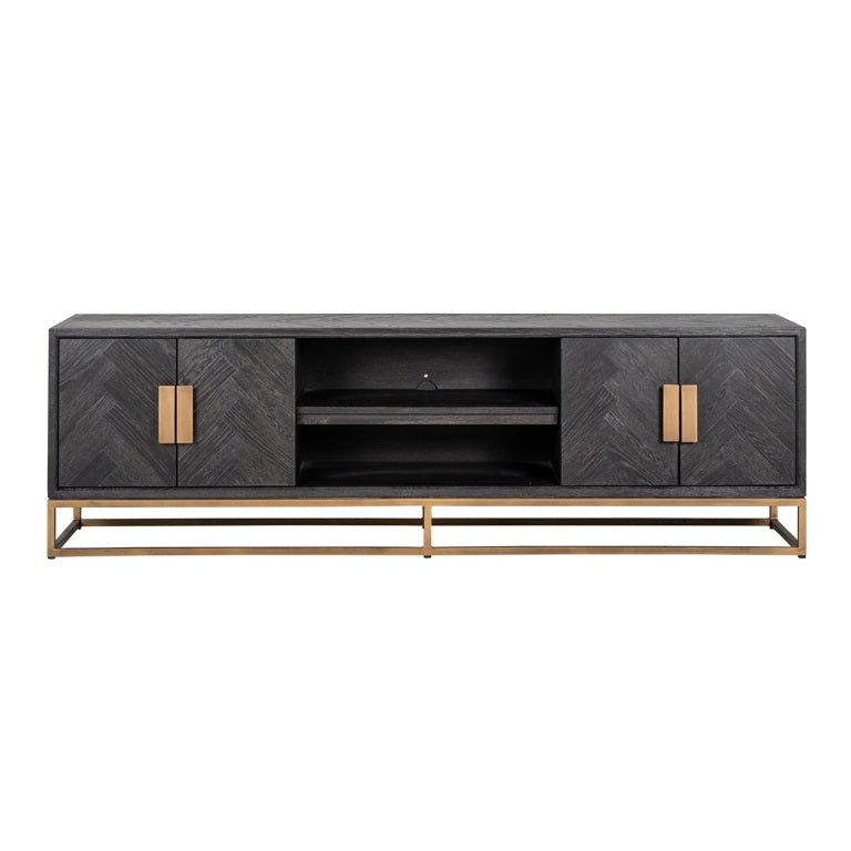 Richmond Interiors Blackbone Brass 4 Door Media Unit Nicholas John Interiors Richmond Interiors