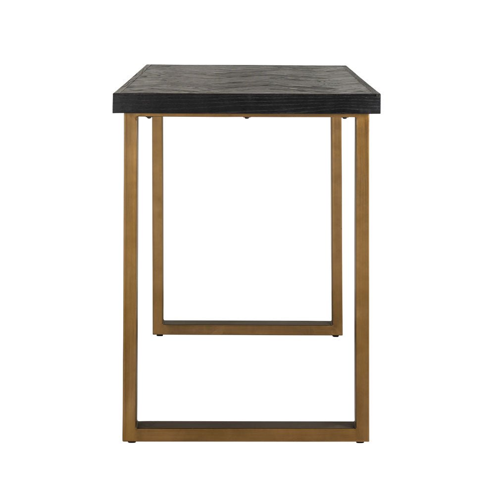 Richmond Interiors Blackbone Brass Bar Table Nicholas John Interiors