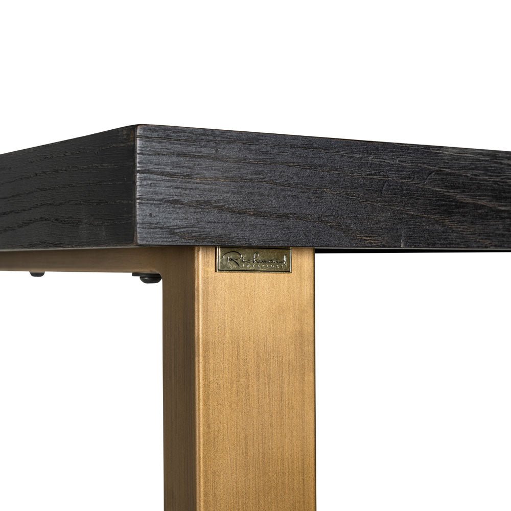 Richmond Interiors Blackbone Brass Bar Table Nicholas John Interiors