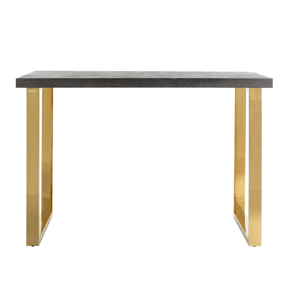 Richmond Interiors Blackbone Gold Bar Table Nicholas John Interiors