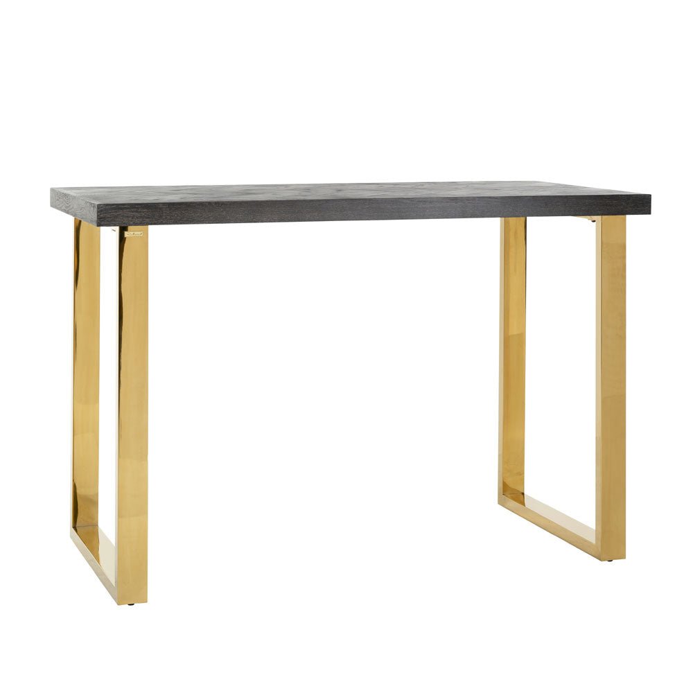 Richmond Interiors Blackbone Gold Bar Table Nicholas John Interiors