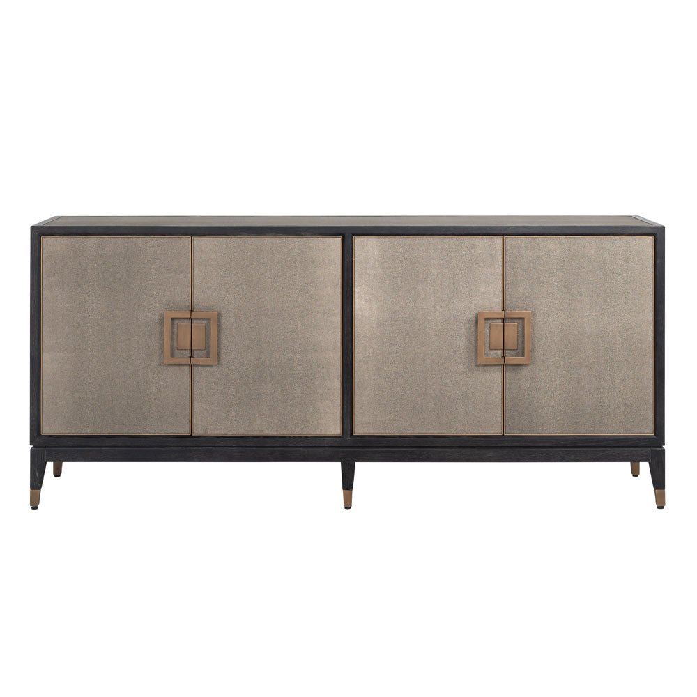 Richmond Interiors Bloomville 4 Door Sideboard in Gold Nicholas John Interiors