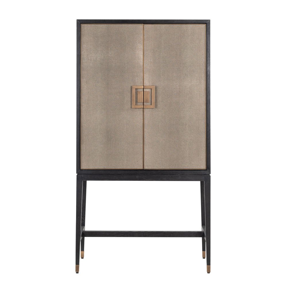 Richmond Interiors Bloomville Bar Cabinet in Gold Nicholas John Interiors Richmond Interiors