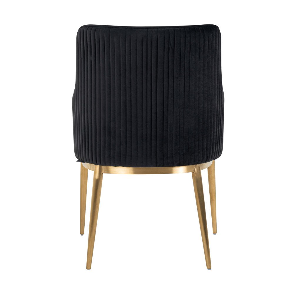 Richmond Interiors Breeze Chair in Antracite Velvet Nicholas John Interiors