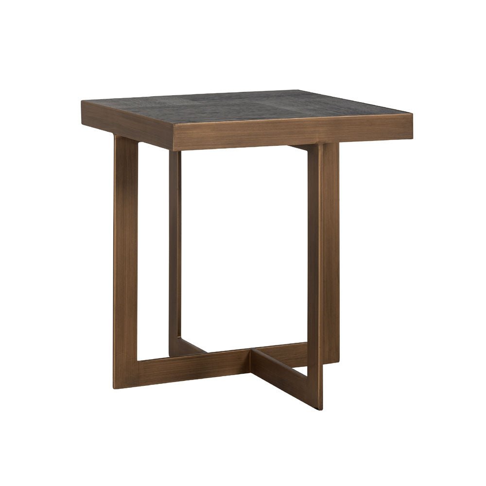 Richmond Interiors Cambon Side Table in Dark Coffee Nicholas John Interiors