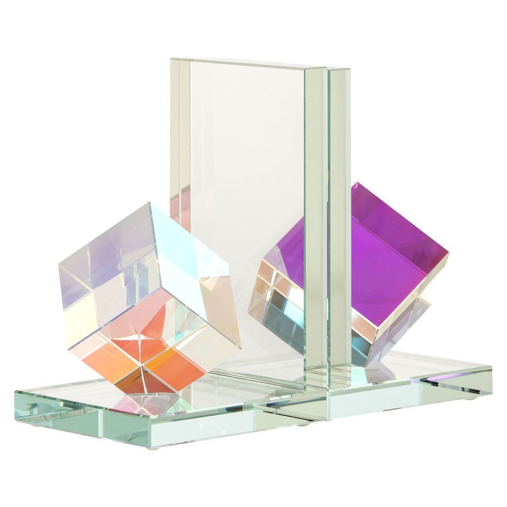 Richmond Interiors Crystal Blocks Bookend Nicholas John Interiors