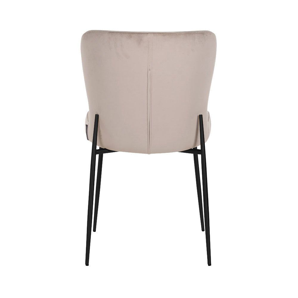 Richmond Interiors Darby Chair Khaki Velvet Nicholas John Interiors