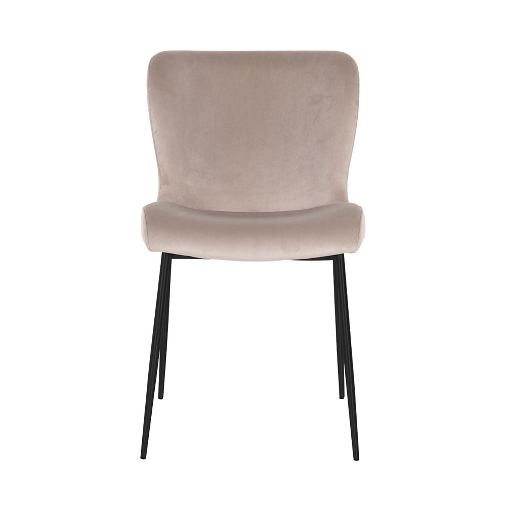 Richmond Interiors Darby Chair Khaki Velvet Nicholas John Interiors