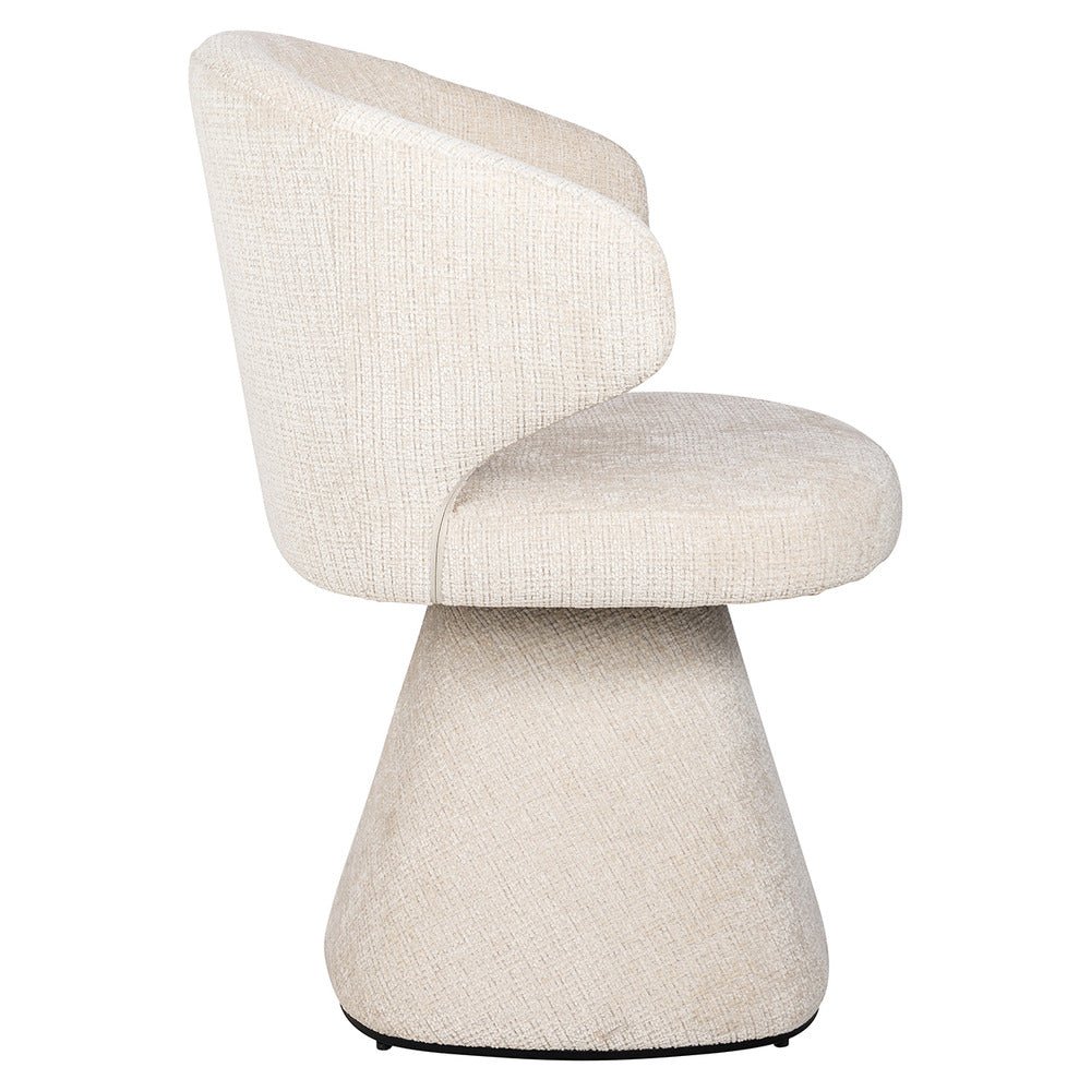 Richmond Interiors Gatsbi Chair in Beige Chenille Nicholas John Interiors