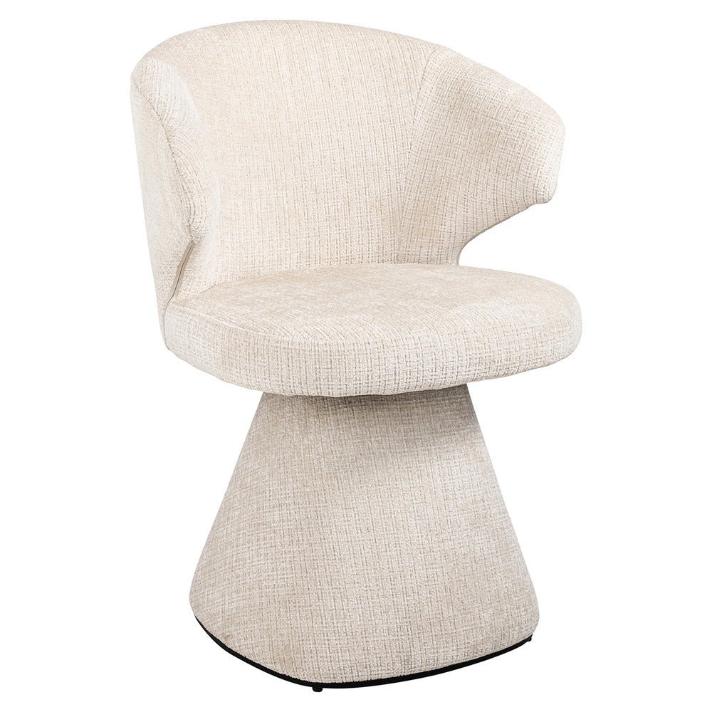 Richmond Interiors Gatsbi Chair in Beige Chenille Nicholas John Interiors