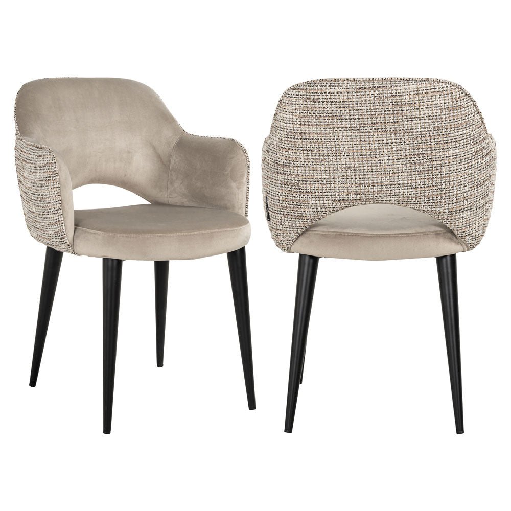 Richmond Interiors Giovanna Armchair Trendy Nature/Quartz Khaki Nicholas John Interiors