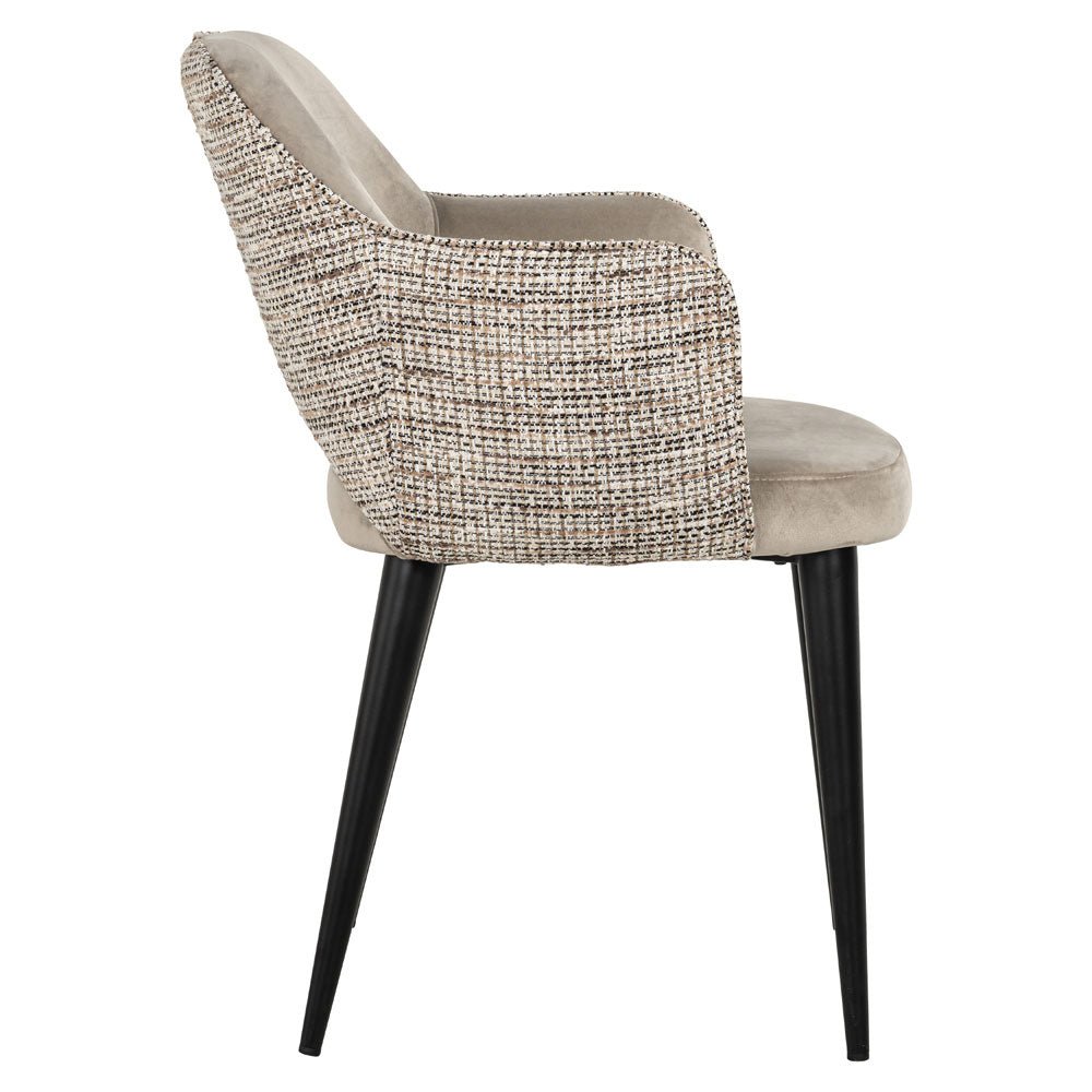 Richmond Interiors Giovanna Armchair Trendy Nature/Quartz Khaki Nicholas John Interiors