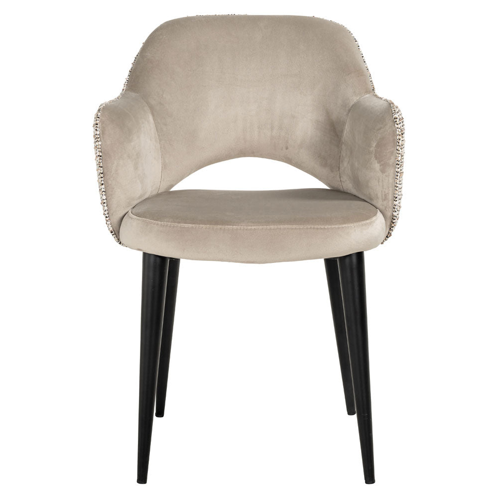 Richmond Interiors Giovanna Armchair Trendy Nature/Quartz Khaki Nicholas John Interiors