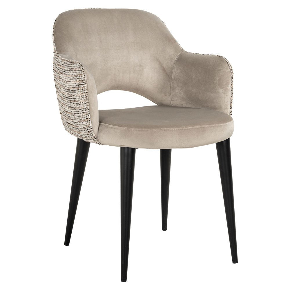 Richmond Interiors Giovanna Armchair Trendy Nature/Quartz Khaki Nicholas John Interiors