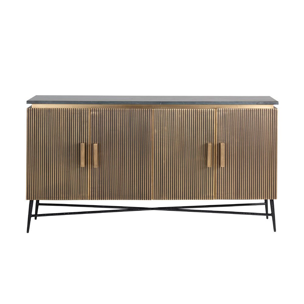 Richmond Interiors Ironville 4 Door Sideboard Nicholas John Interiors