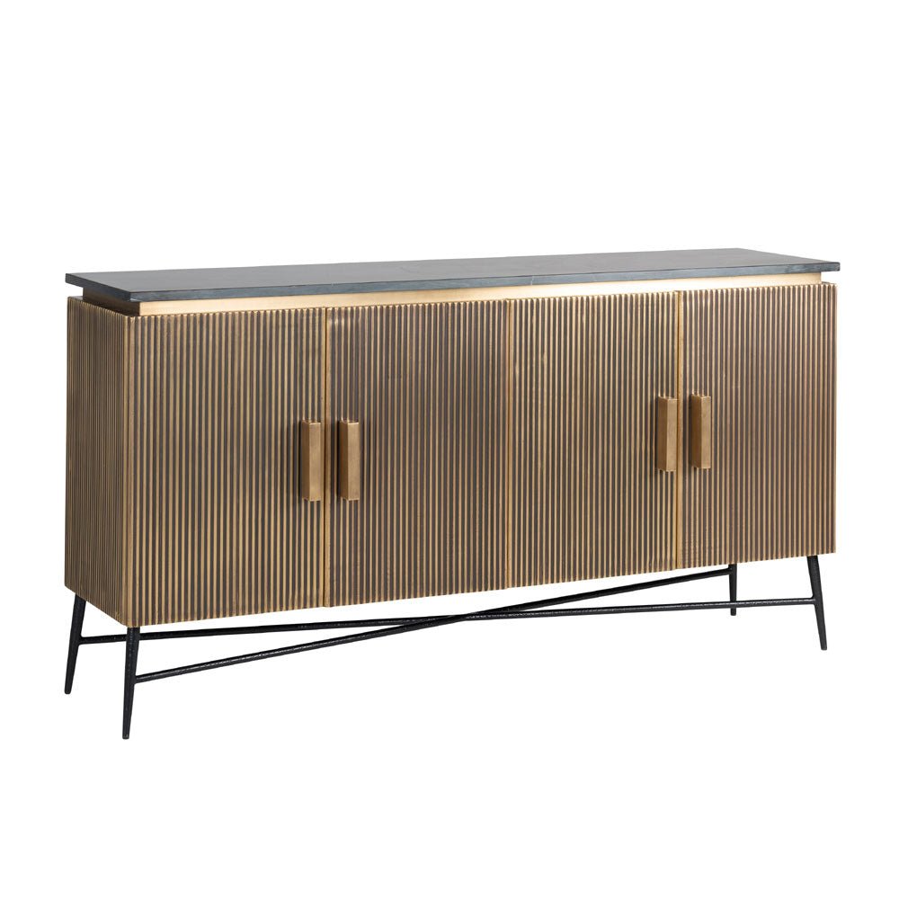 Richmond Interiors Ironville 4 Door Sideboard Nicholas John Interiors