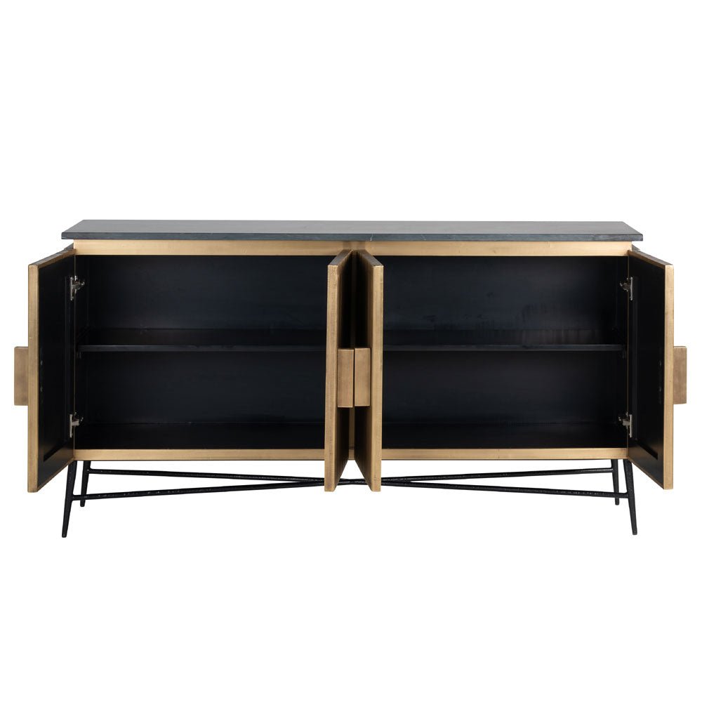 Richmond Interiors Ironville 4 Door Sideboard Nicholas John Interiors