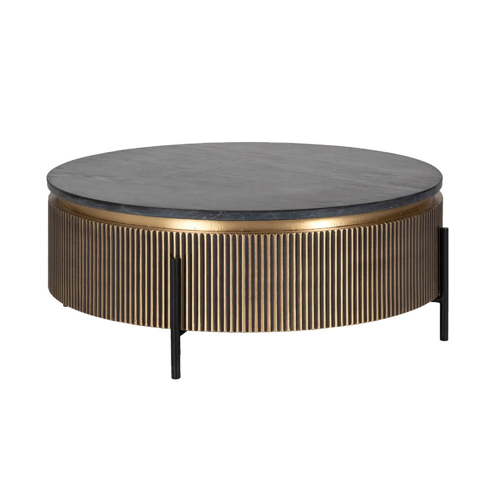 Richmond Interiors Ironville Round Coffee Table Nicholas John Interiors