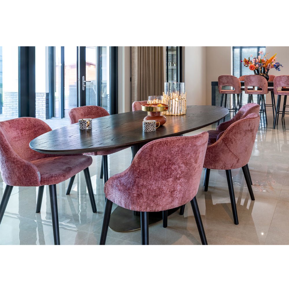 Richmond Interiors Luxor Oval Dining Table Nicholas John Interiors