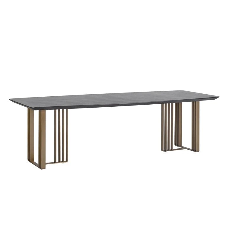 Richmond Interiors Maverick Dining Table in Charcoal Nicholas John Interiors