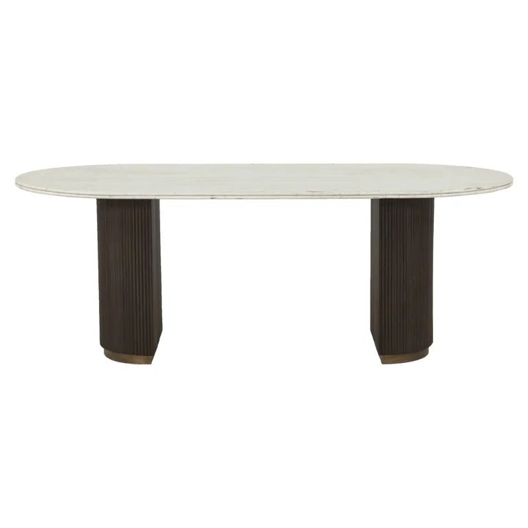 Richmond Interiors Mayfield 210cm Dining Table in Brown Nicholas John Interiors