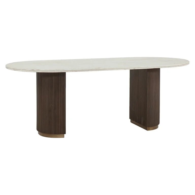 Richmond Interiors Mayfield 210cm Dining Table in Brown Nicholas John Interiors