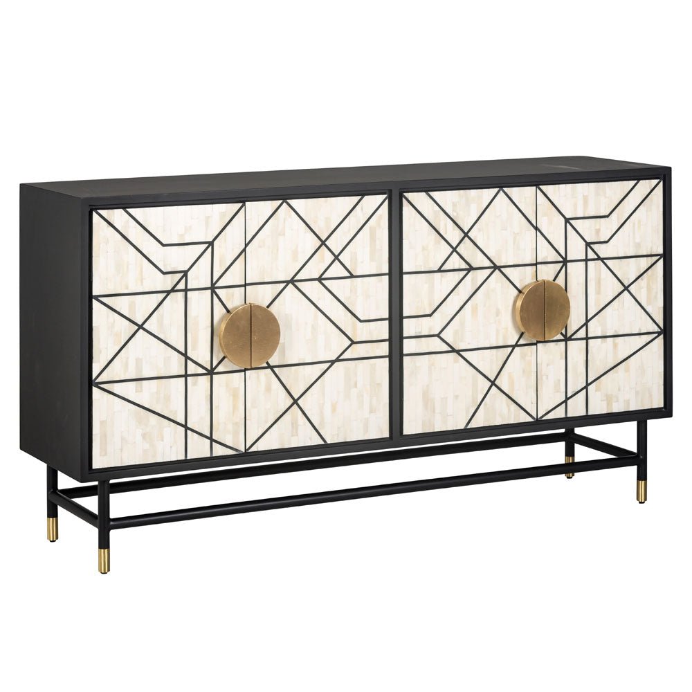 Richmond Interiors Novas 4 Door Sideboard Nicholas John Interiors