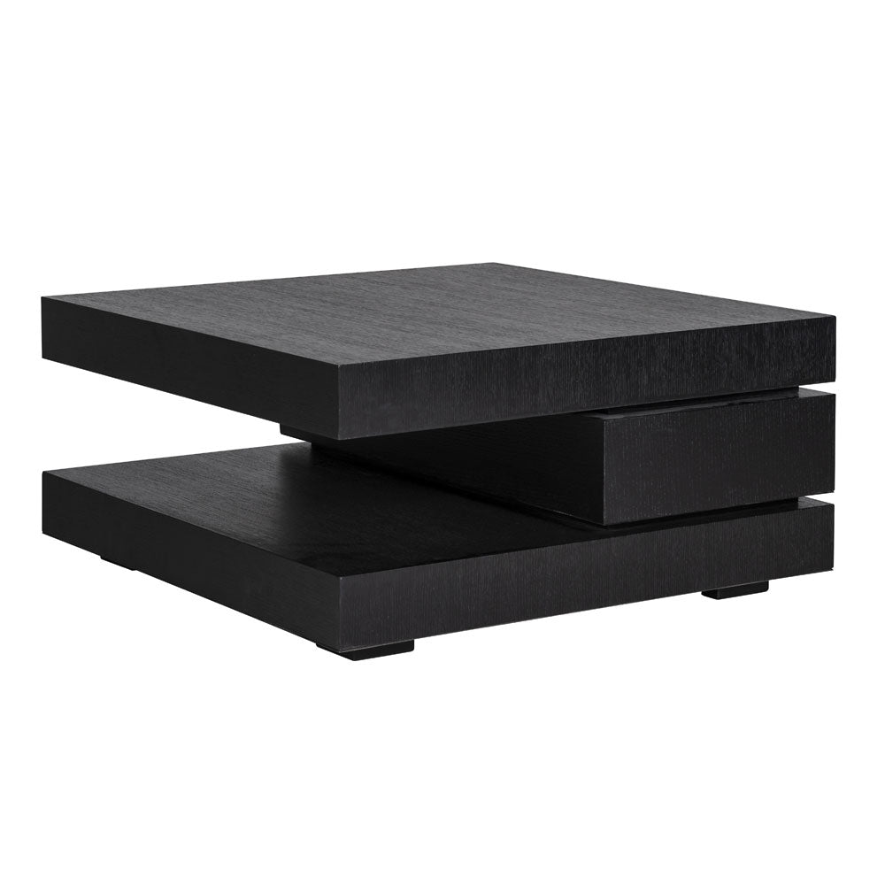 Richmond Interiors Oakura Coffee Table Blok C in Black Nicholas John Interiors