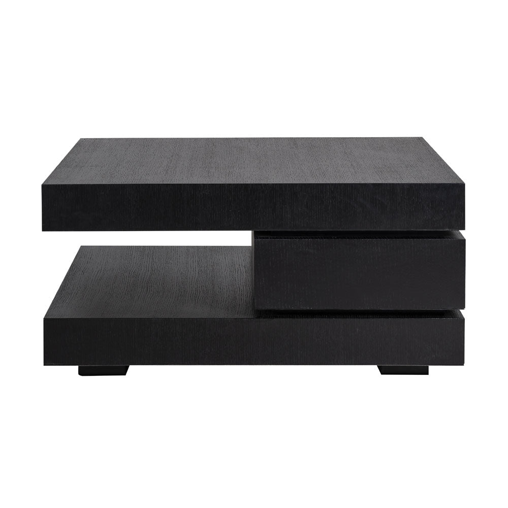 Richmond Interiors Oakura Coffee Table Blok C in Black Nicholas John Interiors