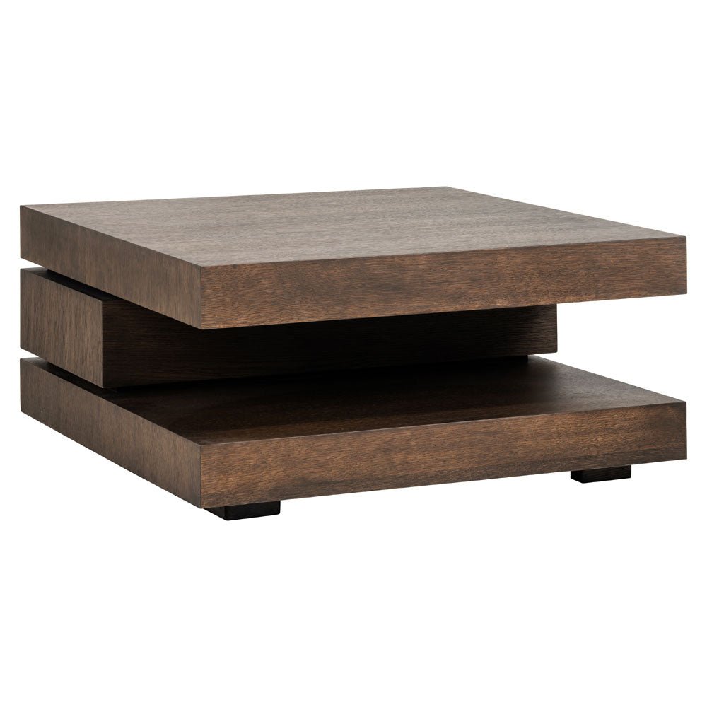 Richmond Interiors Oakura Coffee Table Blok C in Brown Nicholas John Interiors