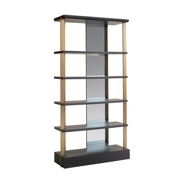 Richmond Interiors Rigley Display Cabinet in Charcoal Nicholas John Interiors