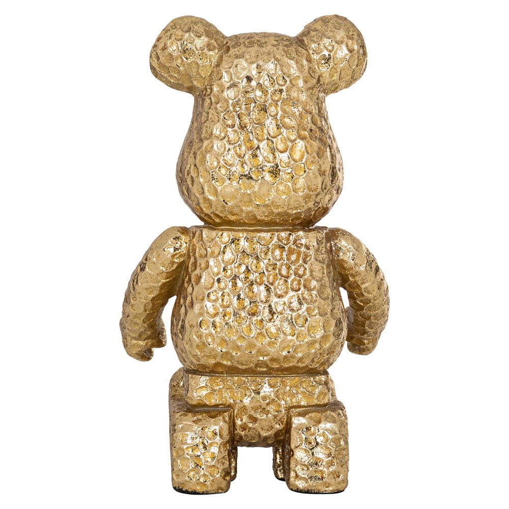 Richmond Interiors Sitting Bear Deco Object in Gold Nicholas John Interiors