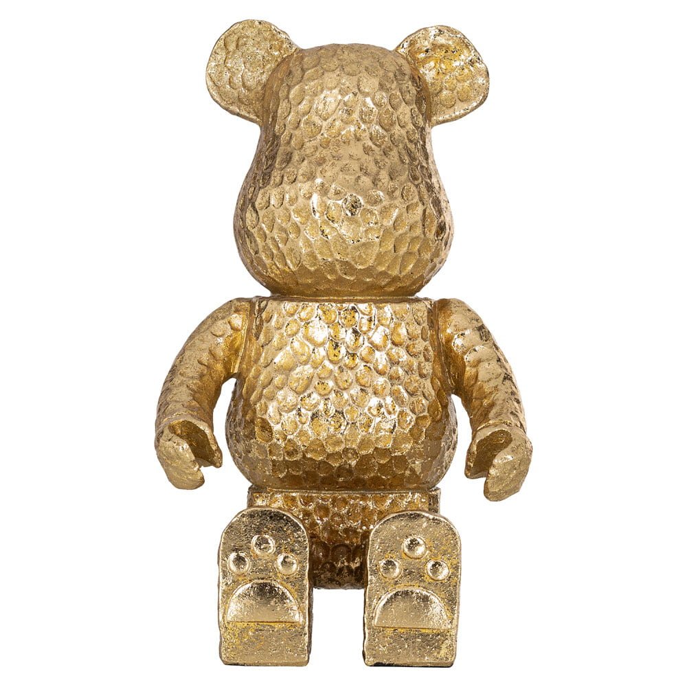 Richmond Interiors Sitting Bear Deco Object in Gold Nicholas John Interiors