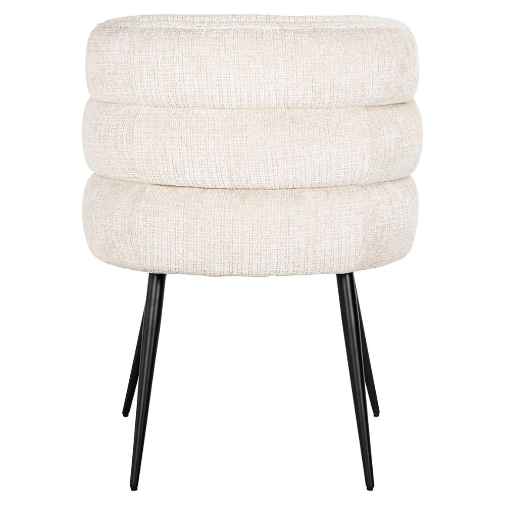 Richmond Interiors Stella Chair in Beige Chenille Nicholas John Interiors