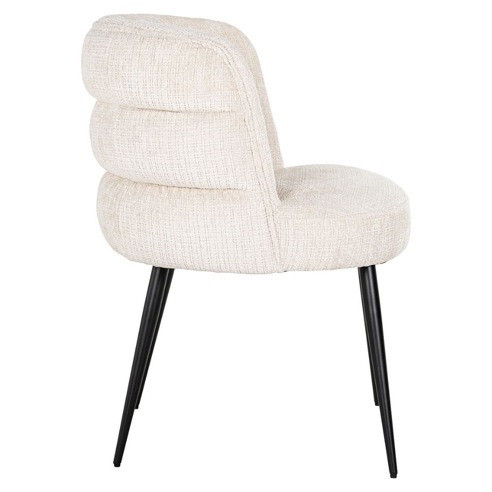 Richmond Interiors Stella Chair in Beige Chenille Nicholas John Interiors