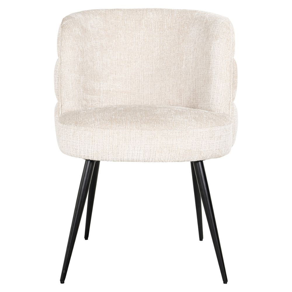 Richmond Interiors Stella Chair in Beige Chenille Nicholas John Interiors