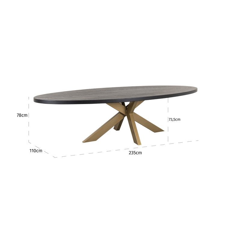 Richmond Interiors Watson 235cm Dining Table Nicholas John Interiors