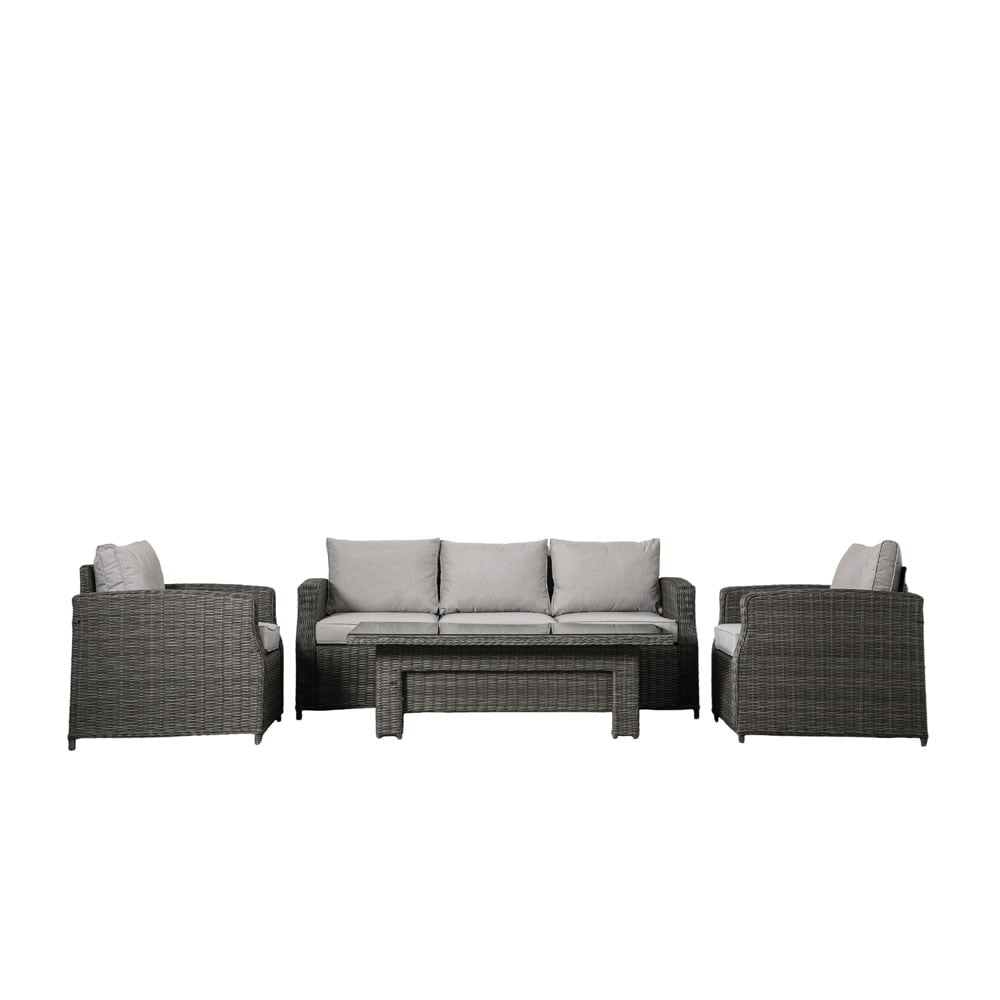 Savina 3 Seater Rising Dining Set in Grey Nicholas John Interiors