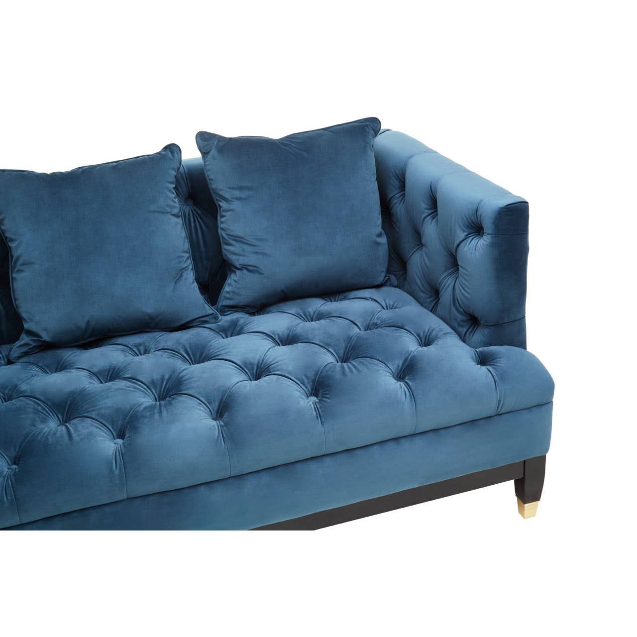 Sirella 3 Seat Navy Fabric Sofa Nicholas John Interiors