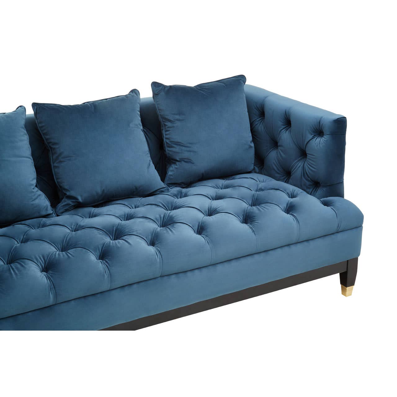 Sirella 3 Seat Navy Fabric Sofa Nicholas John Interiors