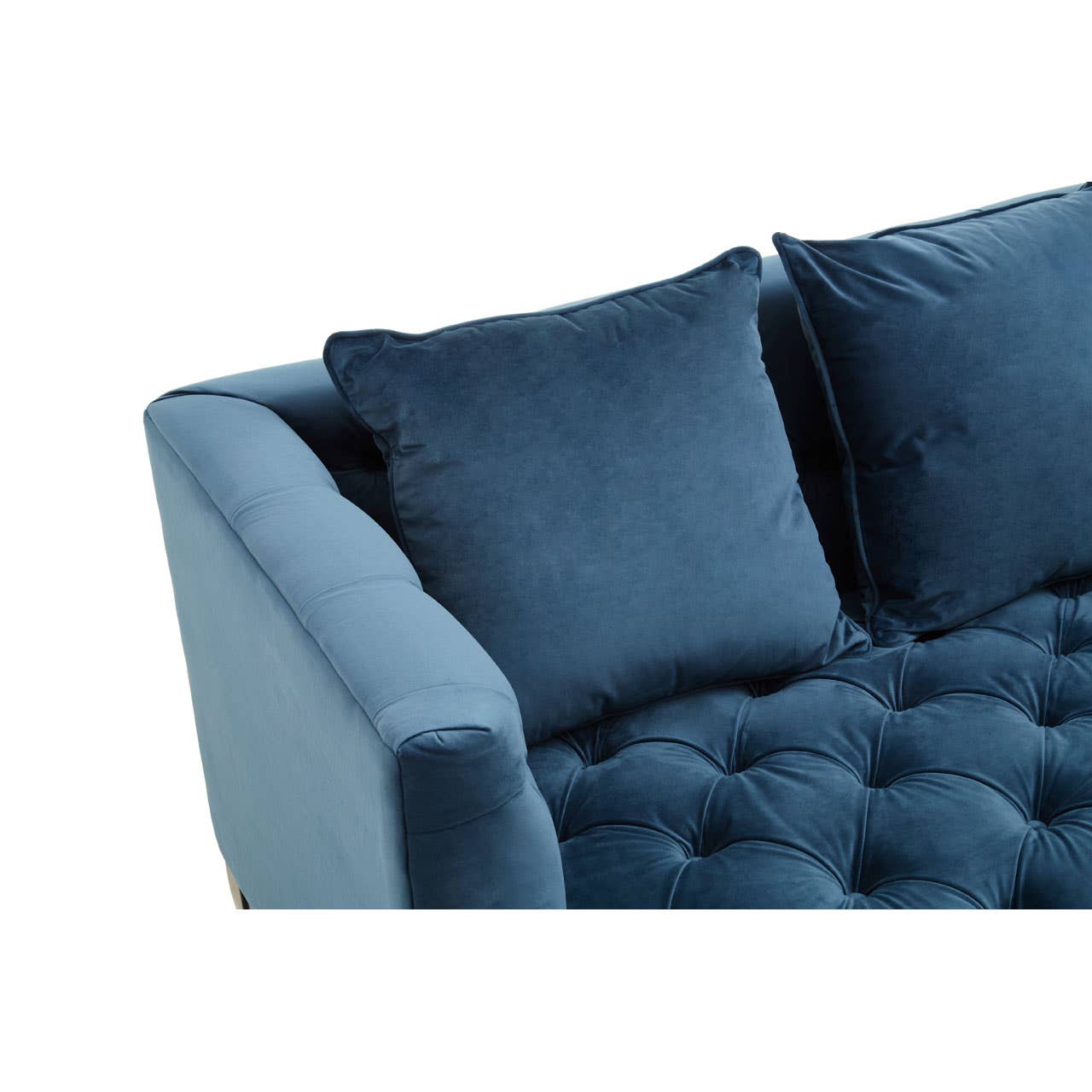 Sirella 3 Seat Navy Fabric Sofa Nicholas John Interiors