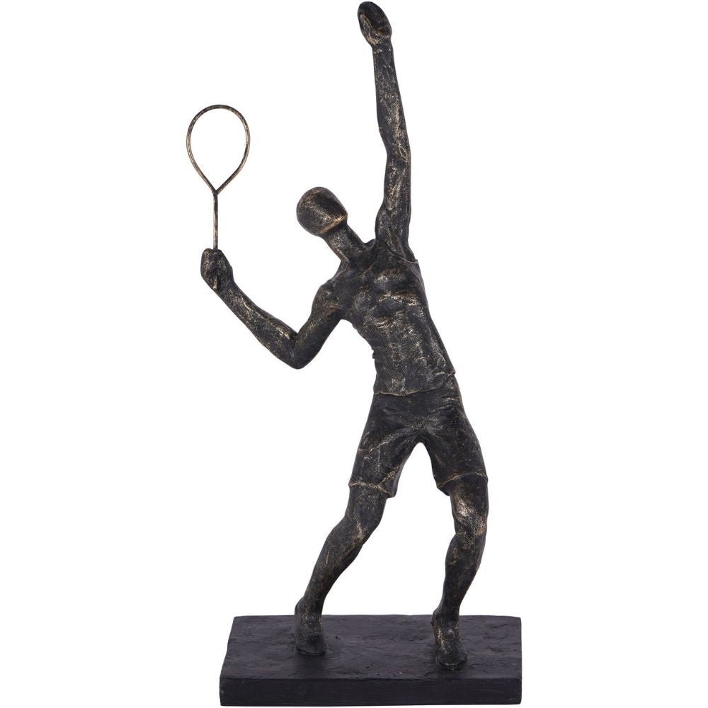 Tennis Player Sculpture Nicholas John Interiors