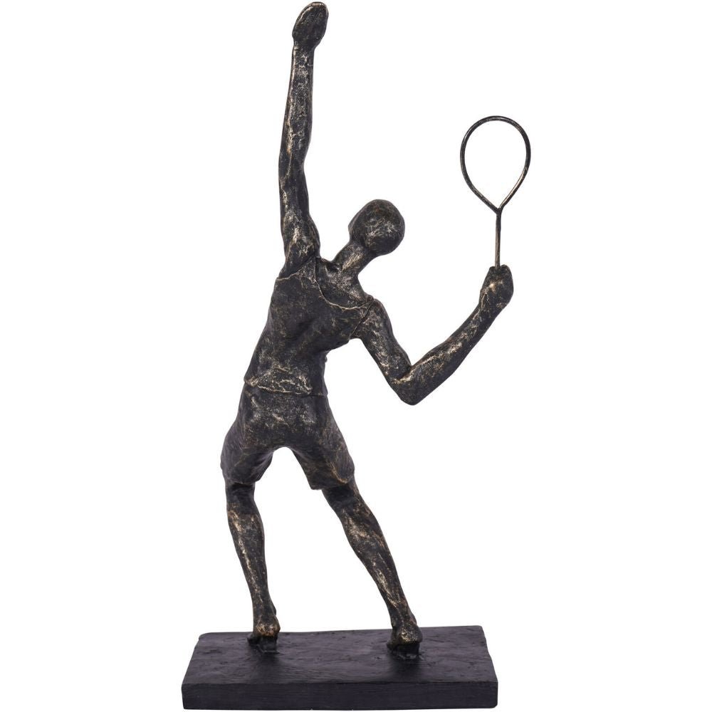 Tennis Player Sculpture Nicholas John Interiors