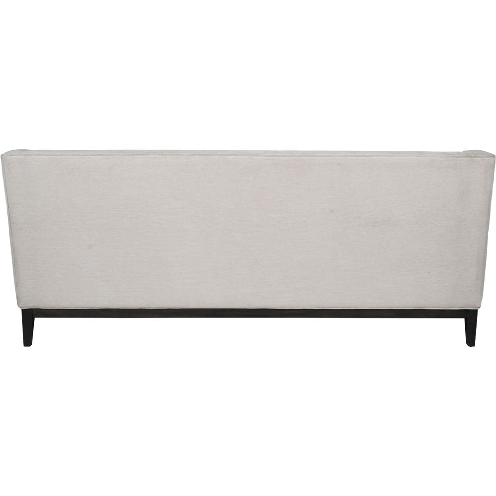 Theodorus Buttoned Sofa in Ivory Fabric 200cm Nicholas John Interiors