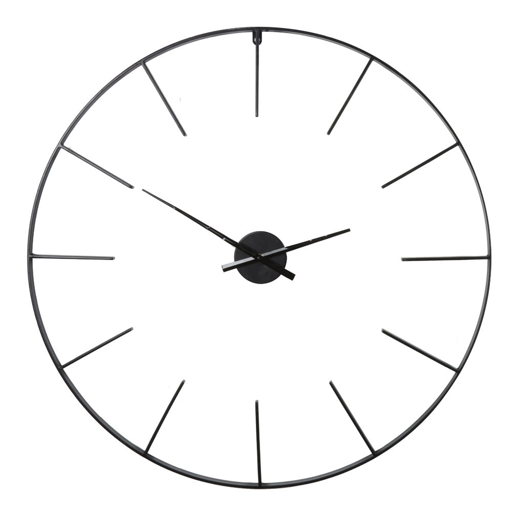 Tivara Black Skeleton Wall Clock Nicholas John Interiors