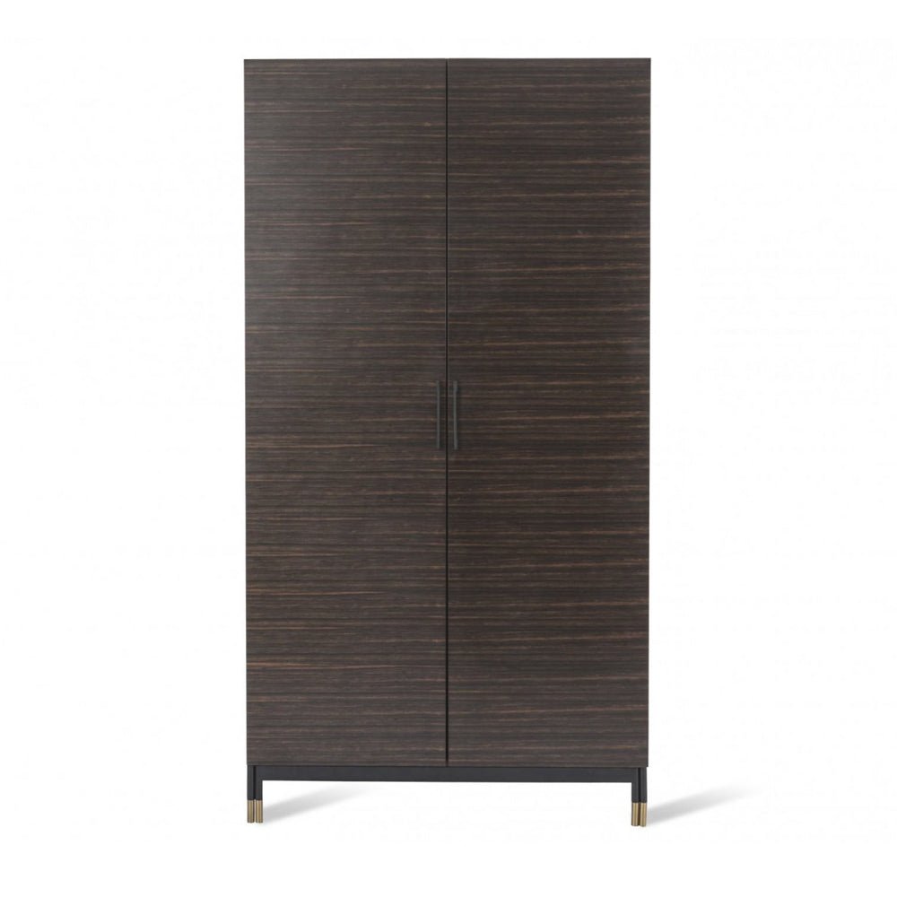 Twenty10 Design Bali 2 Door Wardrobe - Ebony Nicholas John Interiors