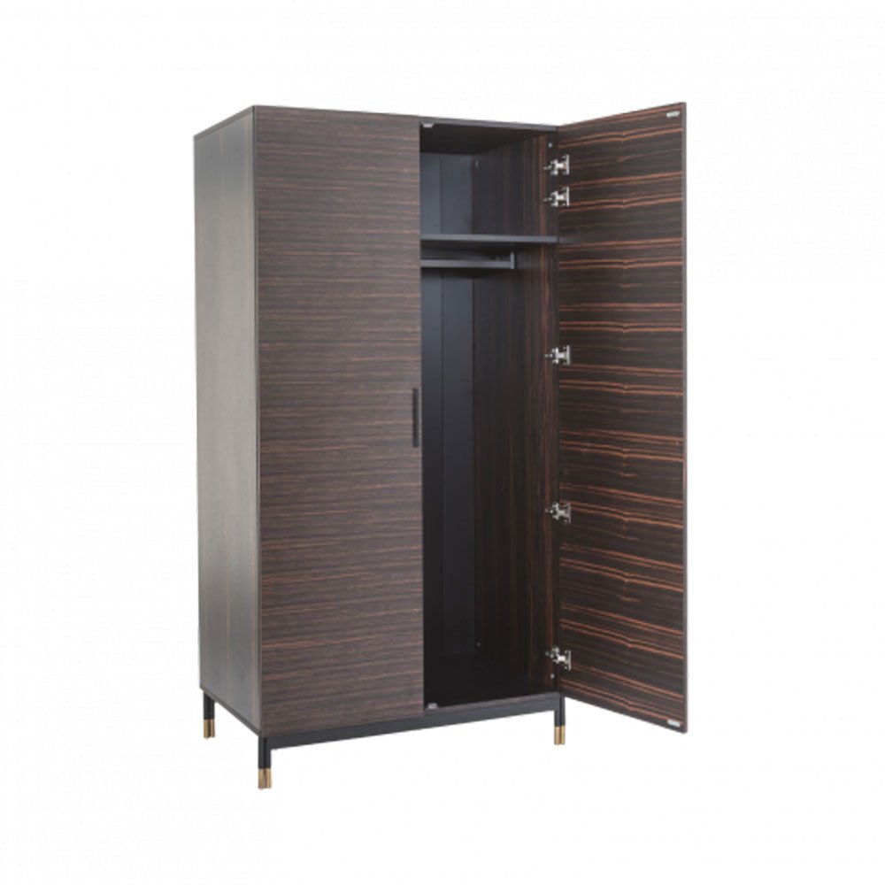 Twenty10 Design Bali 2 Door Wardrobe - Ebony Nicholas John Interiors