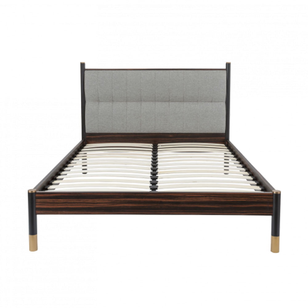 Twenty10 Design Bali Double Bedframe - Ebony Nicholas John Interiors