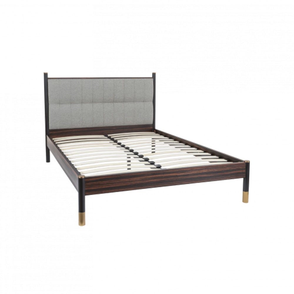 Twenty10 Design Bali Double Bedframe - Ebony Nicholas John Interiors